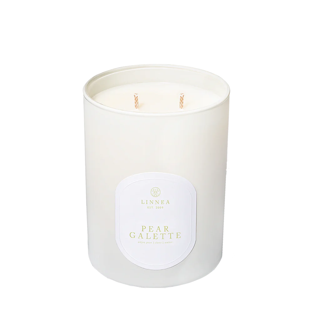 Pear Galette Scented Soy Candle from Linnea at Home Smith 