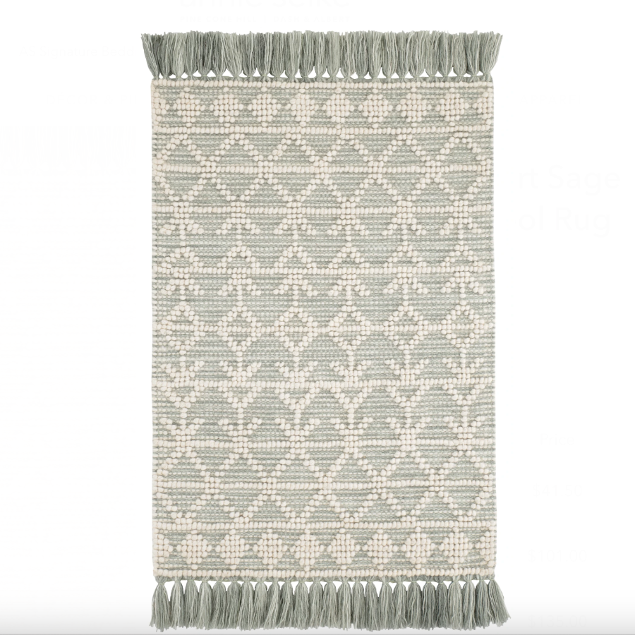 Pembrook Desert Sage Handwoven Wool Rug