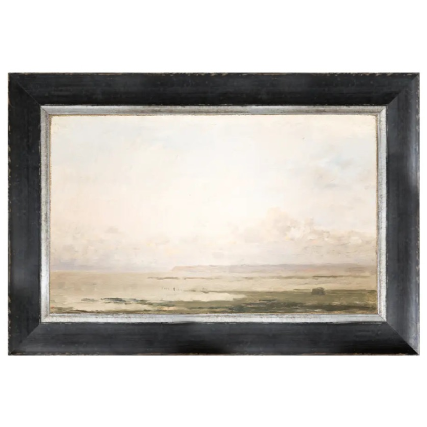Home Smith Petite Scapes Beach at Ebb Tide C.1850 Celadon Art - In Stock