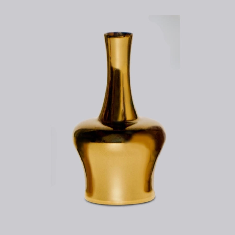 Gold Porcelain Mini Vases