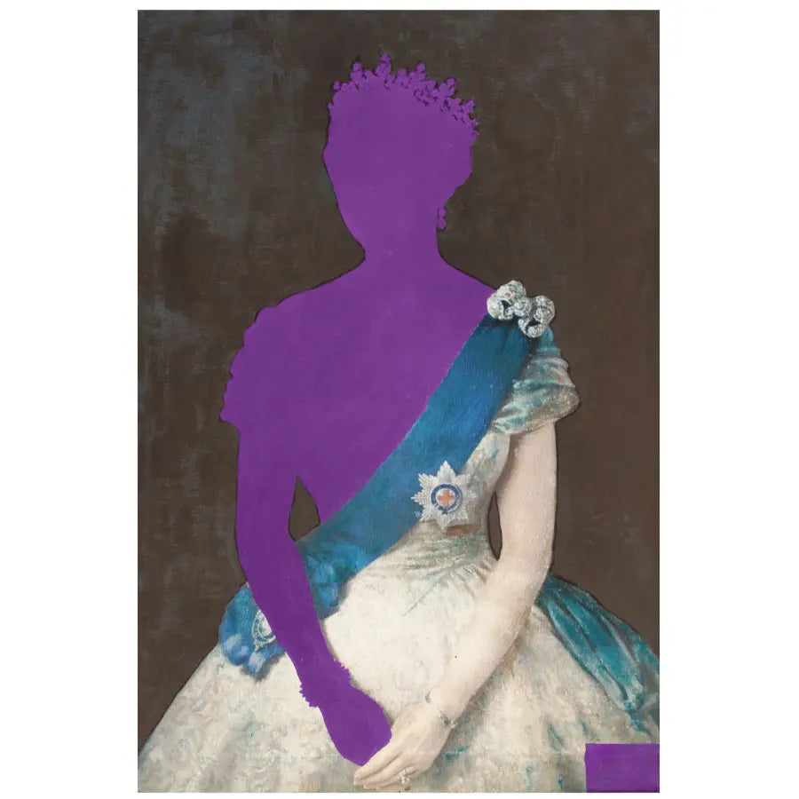 Queen In Teal - Gallery Wrapped Canvas - Home Smith