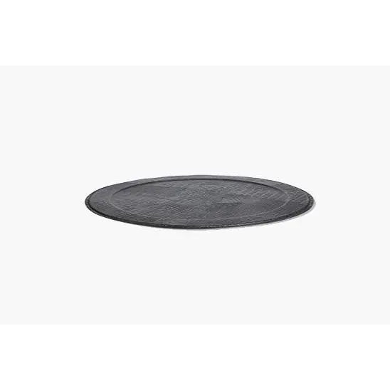 Round Leather Serving Tray - Home Smith