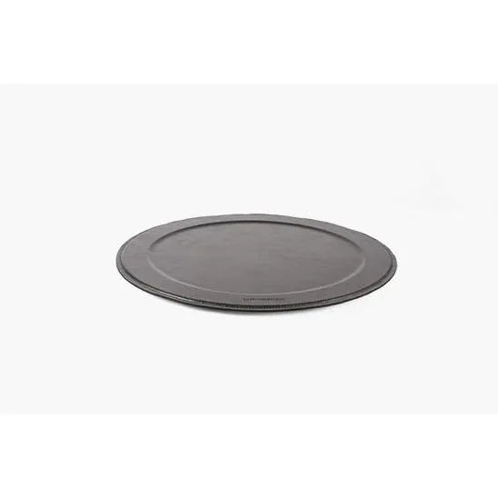 Round Leather Serving Tray - Home Smith