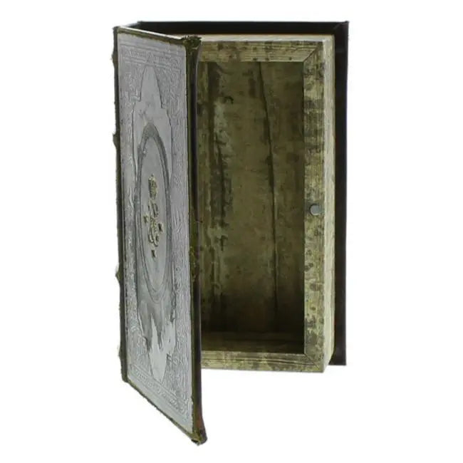 Royal Embossed Brown Book Box - Home Smith