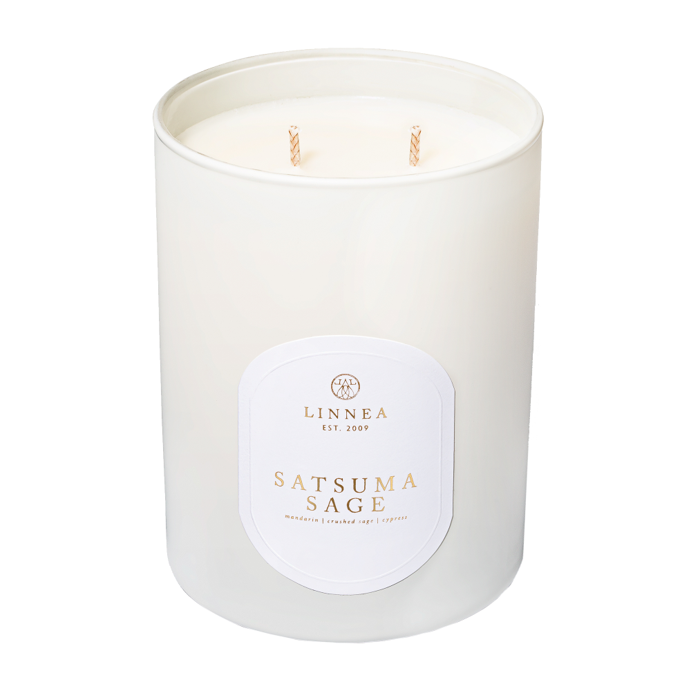 Linnea Satsuma Sage Scented Soy Candle at Home Smith