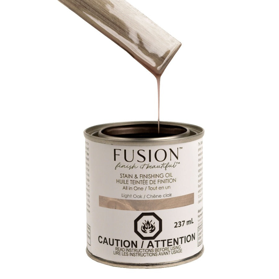 Fusion Stain and Finishing Oil in Light Oak at Home Smith