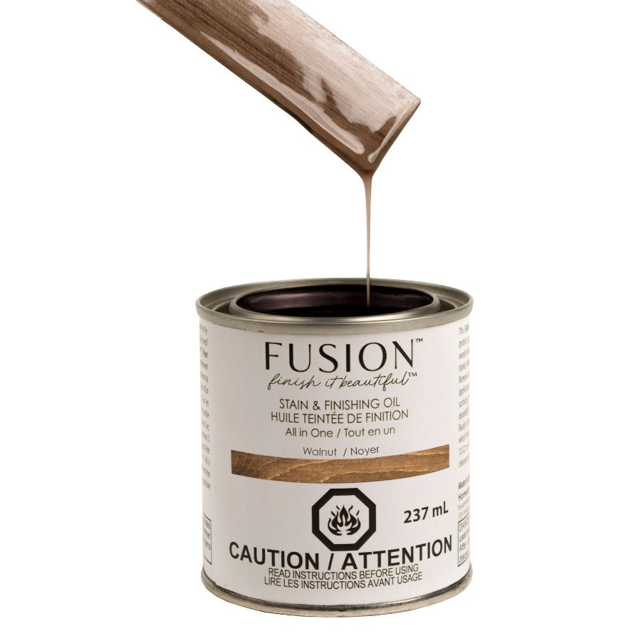 Fusion Stain & Finishing Oil in Walnut at Home Smith