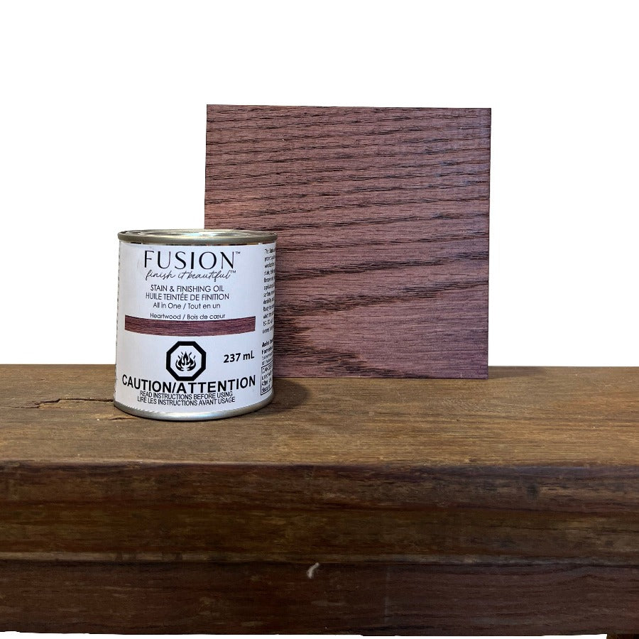 Fusion Stain & Finishing Oil in Heartwood at Home Smith