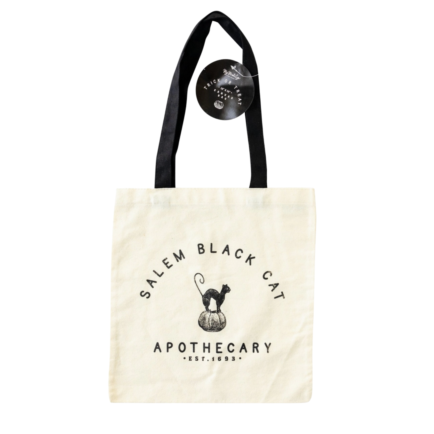 Salem Cat Trick or Treat Canvas Bag at Home Smith