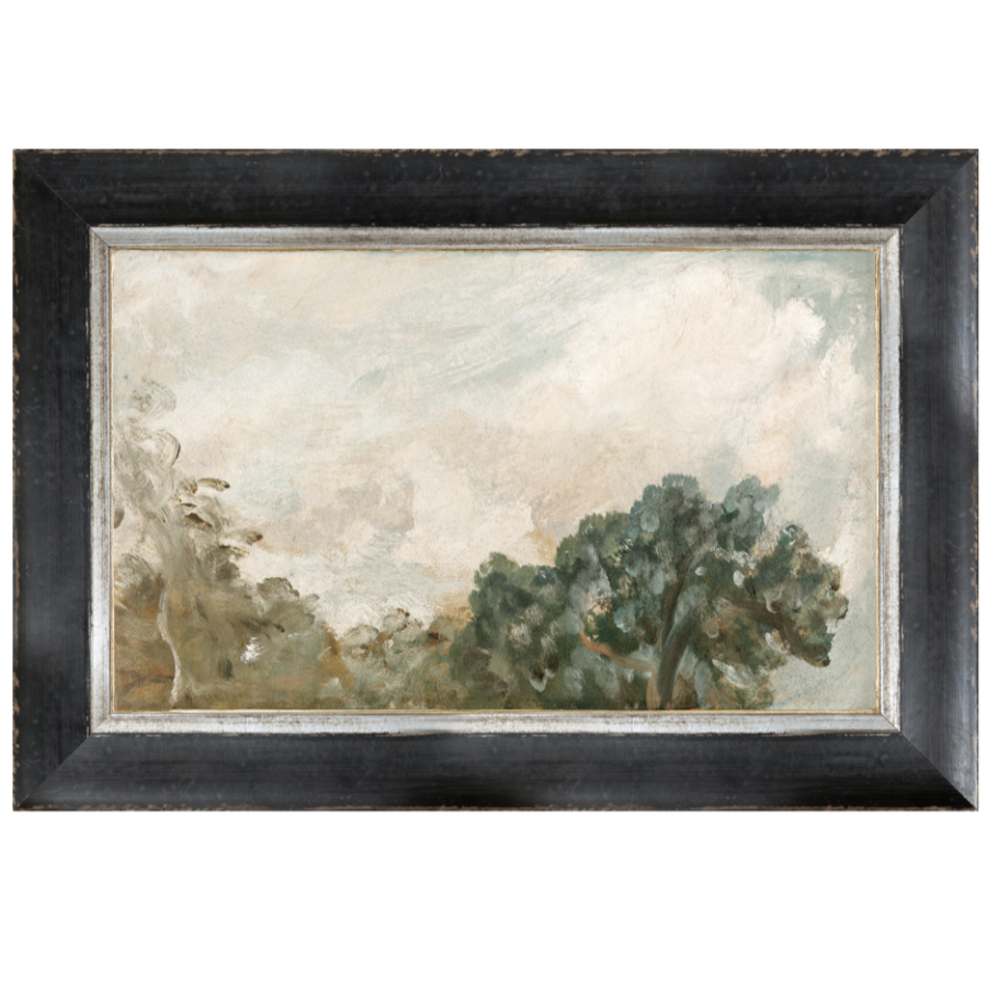 Petite Scapes Cloud Study with Trees Framed Art Print at Home Smith