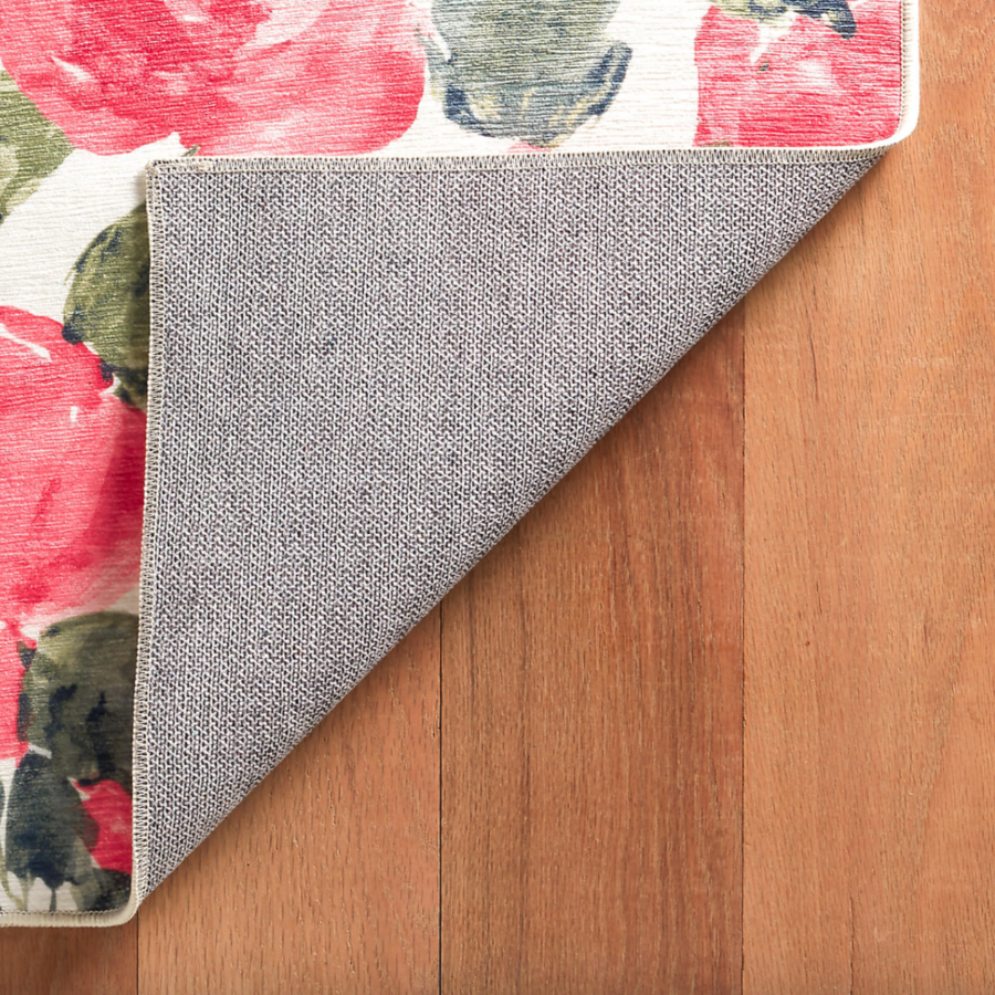 Tapis multi-lavable en machine Pretty Peonies - En stock