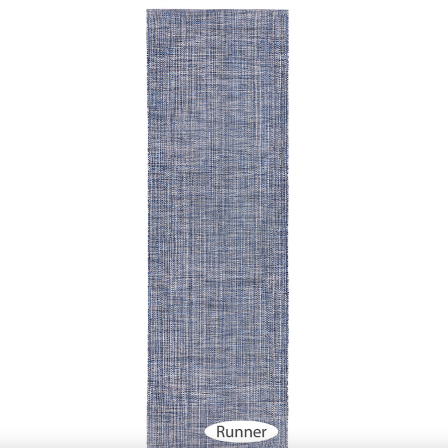 Fusion Blue Handwoven Indoor/Outdoor Dash & Albert Rugs at Home Smith