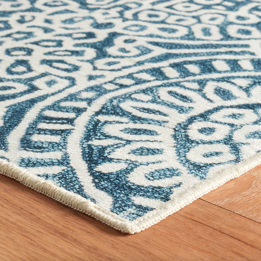 Temple ink washable rug from Dash and Albert at Home Smith