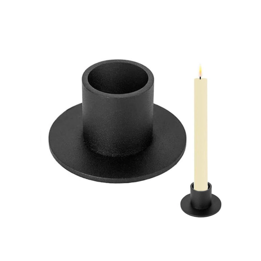 black metal candle holder at Home Smith
