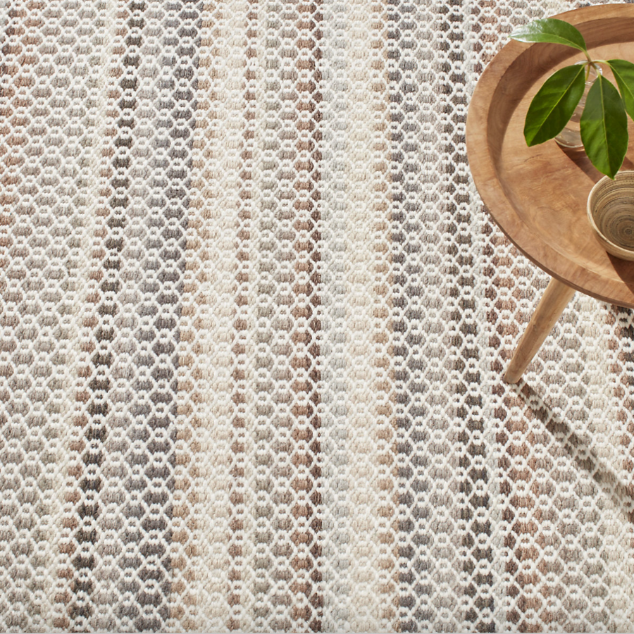 Poppy Natural Handwoven Wool Rug at Home Smith