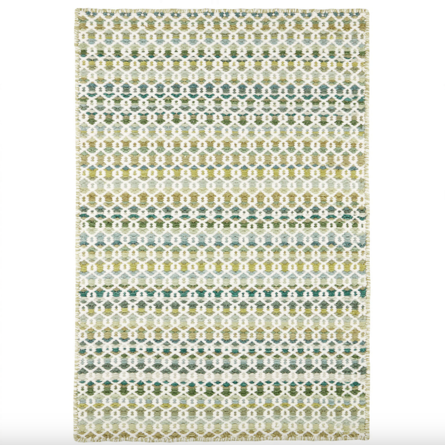 Poppy Moss Handwoven Wool Rug at Home Smith