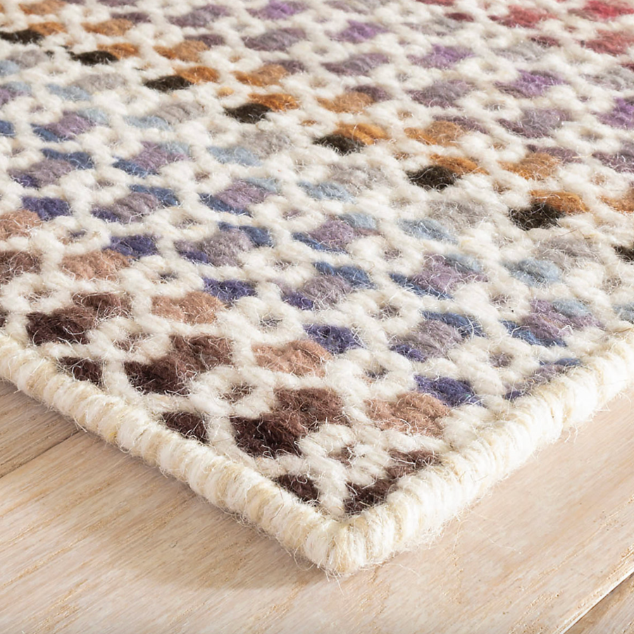 Poppy Multi Handwoven Wool Rug at Home Smith