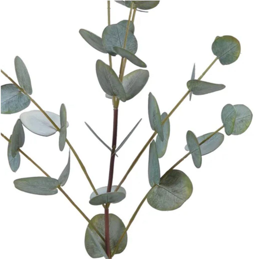 Faux Green Eucalyptus Stem at Home Smith