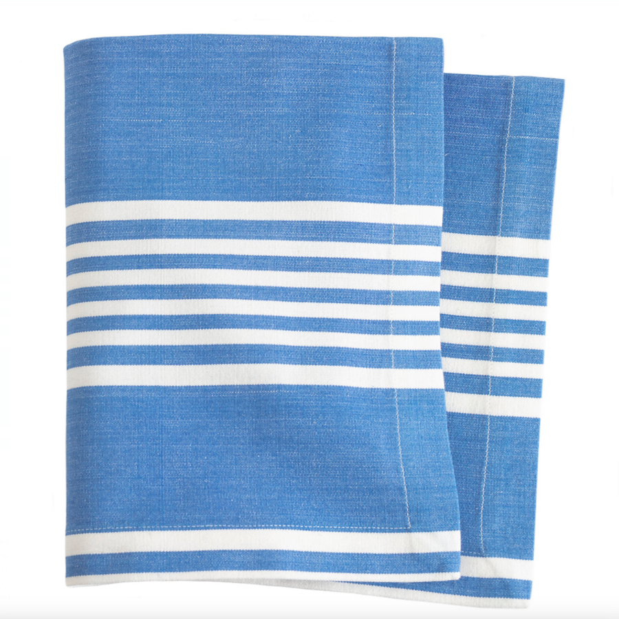 Dash and Albert Napkin Set of 4 in french blue at Home Smith 