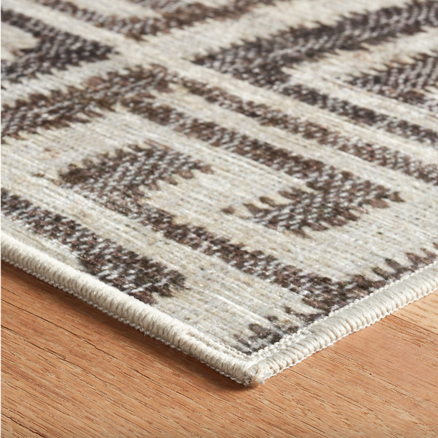 Auricula Natural Machine Washable Rug at Home Smith