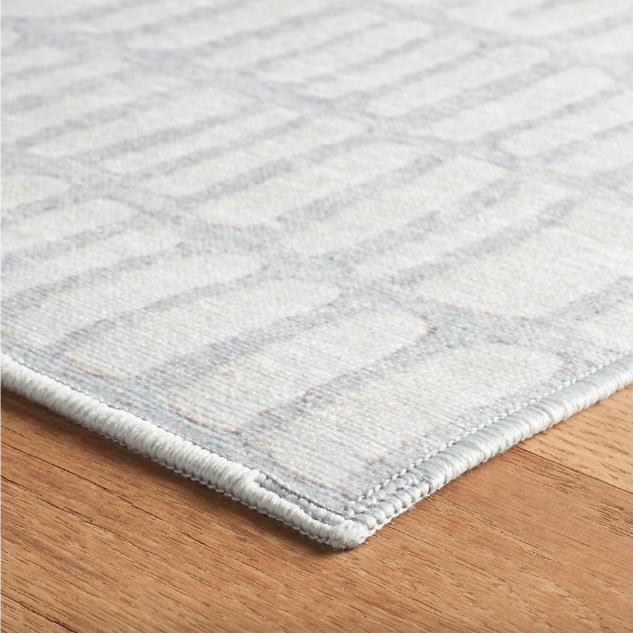 Roark Ivory Machine Washable Rug at Home Smith