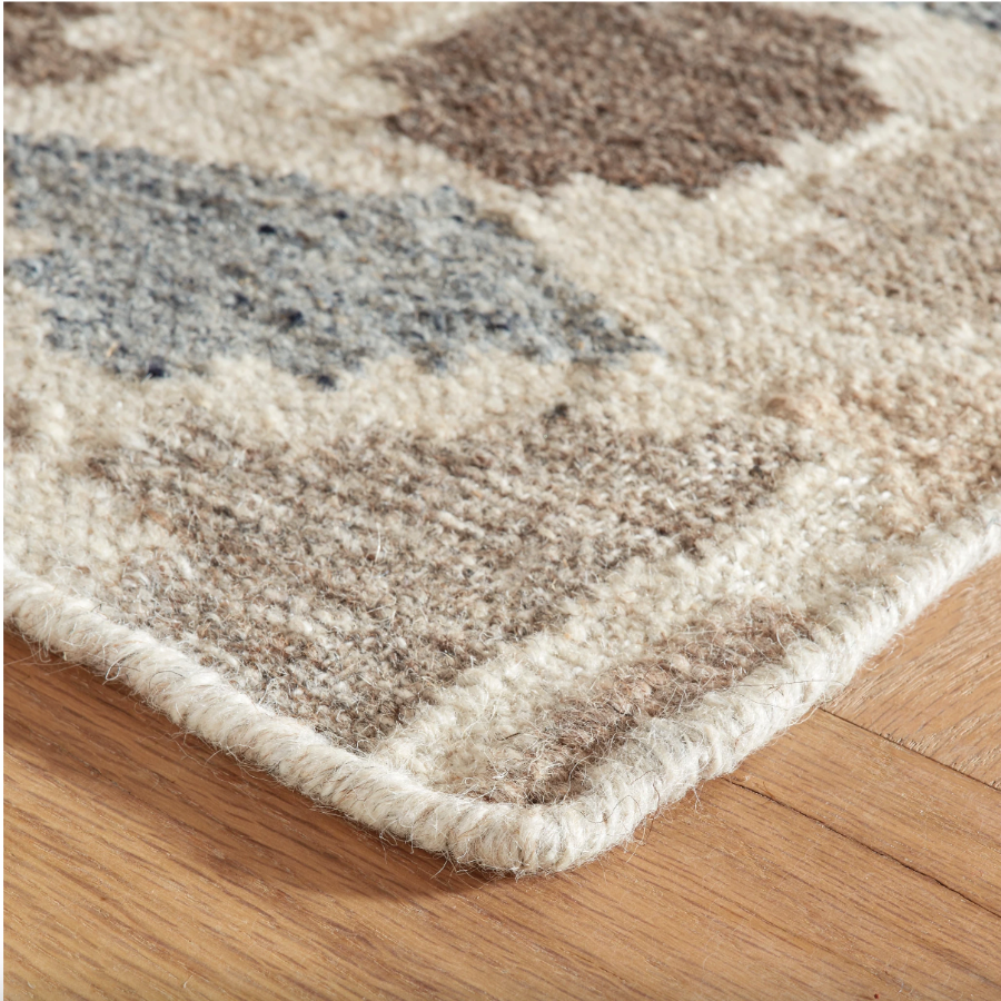 Rufus Stone Kilim Natural Handwoven Wool Rug