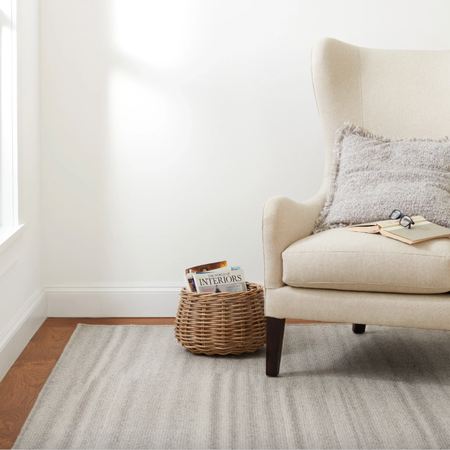 Barlow Woven Wool Custom Rug at Home Smith