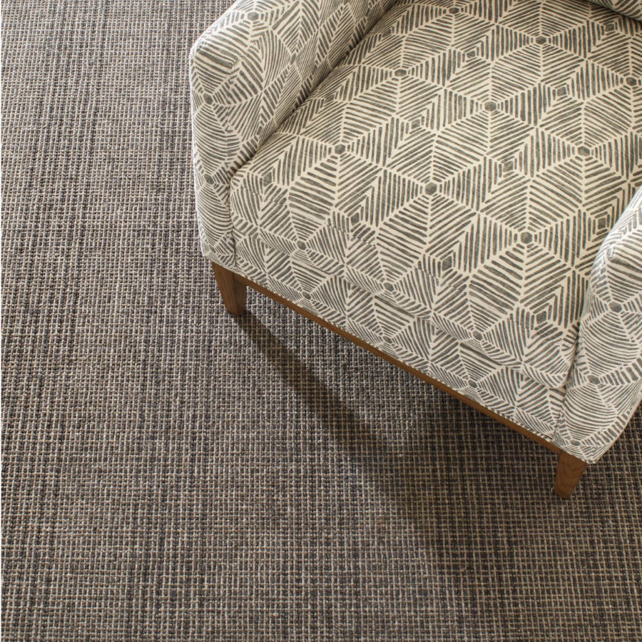 Checkers Woven Wool Custom Rug at Home Smith