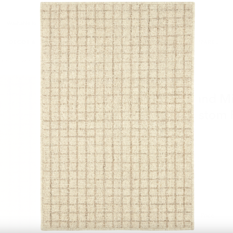 Conall Hand Micro Hooked Wool Custom Rug at Home Smith