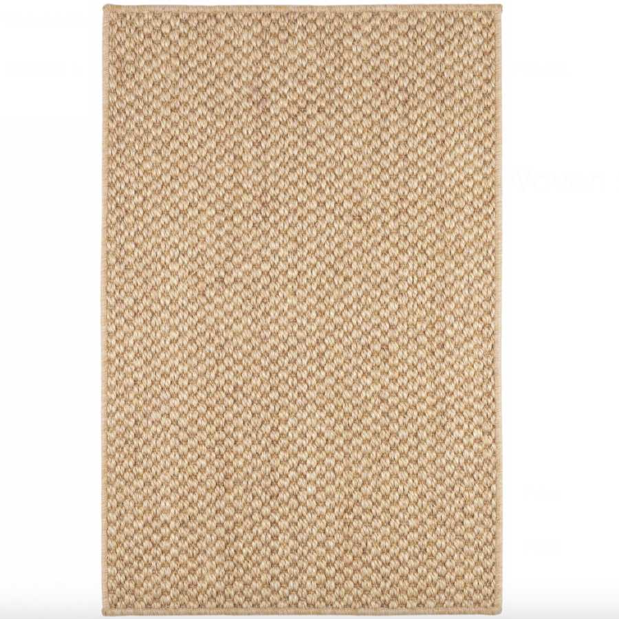 Corden Woven Sisal Custom Rug at Home Smith