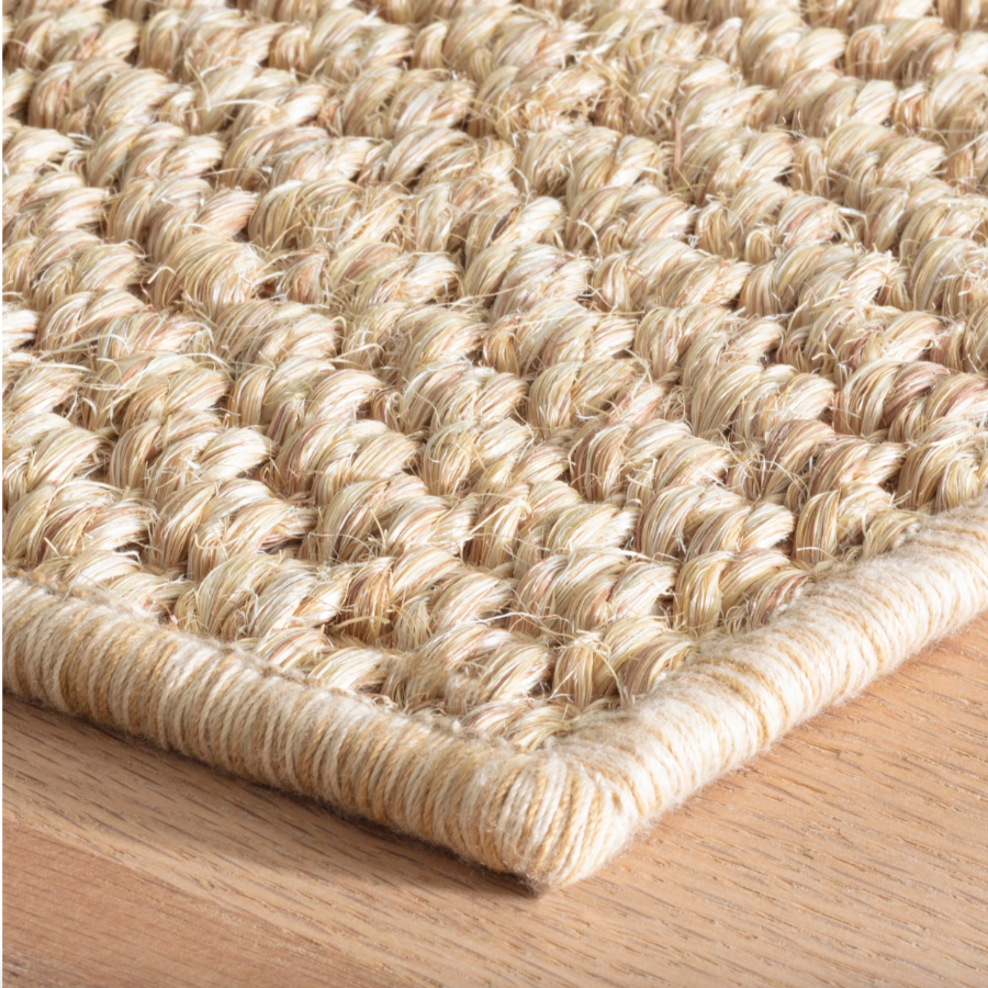 Corden Woven Sisal Custom Rug at Home Smith