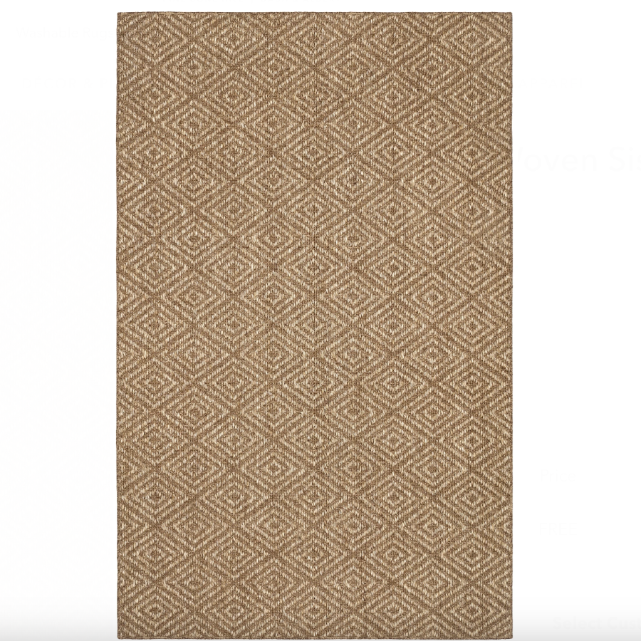 Dixon Woven Sisal Custom Rug at Home Smith