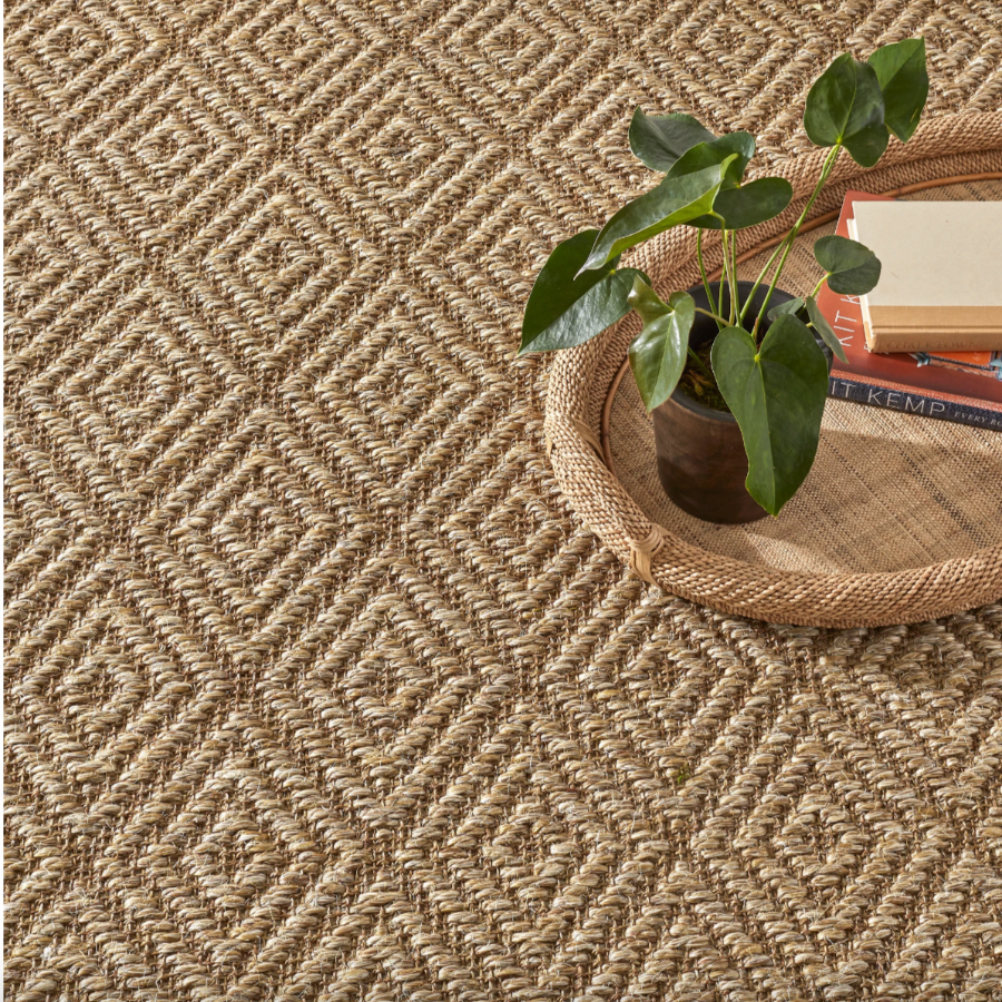 Dixon Woven Sisal Custom Rug at Home Smith