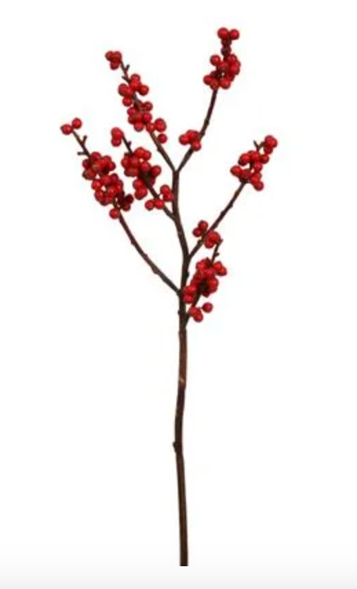 Christmas Berry Stem in Red at Home Smith 