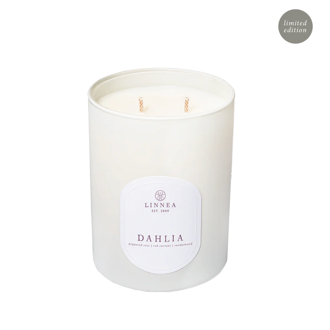 Dahlia Scented soy Candle by Linnea at Home Smith