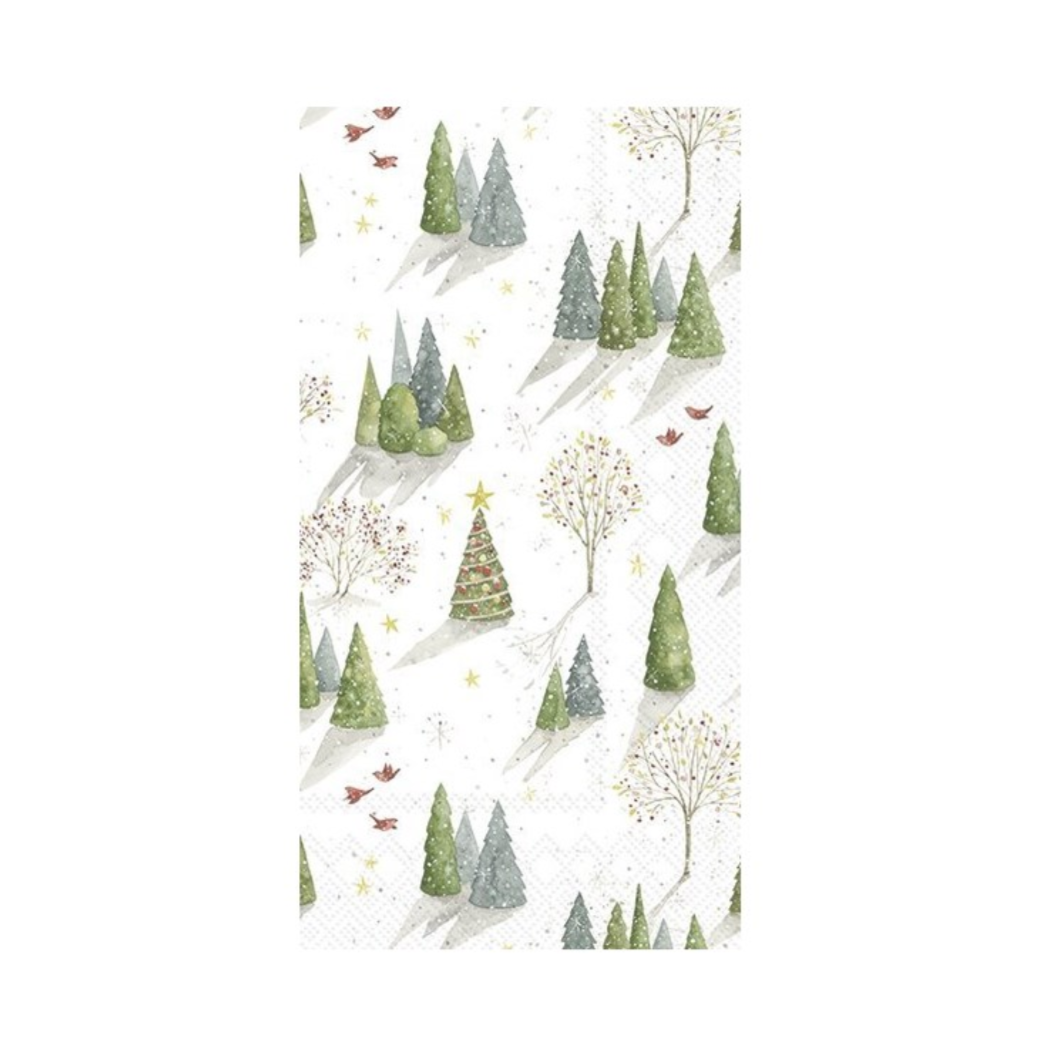 Holiday tree paper napkins at Home Smith - Buffet/Guest Size