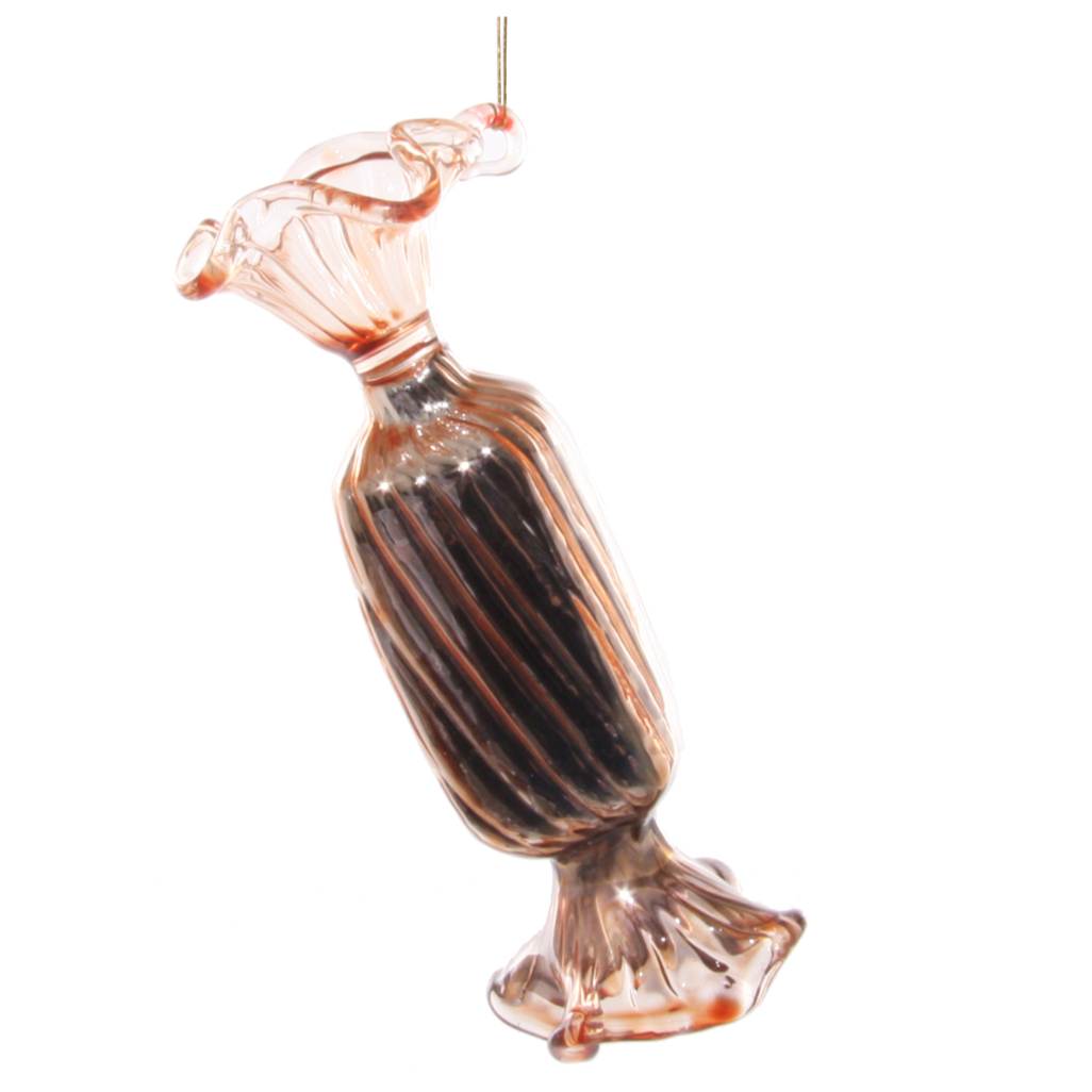 Rose Gold Glass Candy Ornament at Home Smith