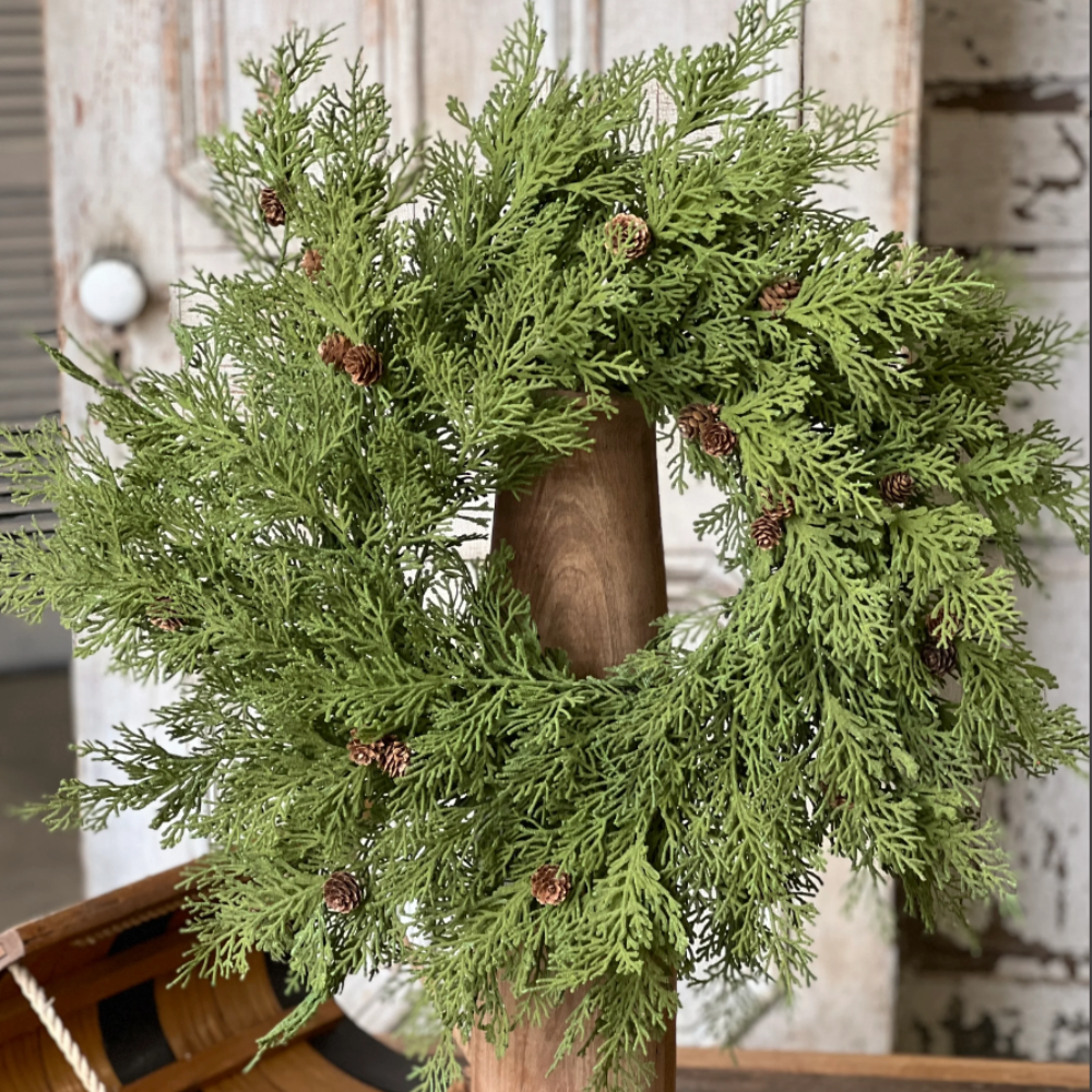 North Rim Hemlock 24" Wreath - Home Smith