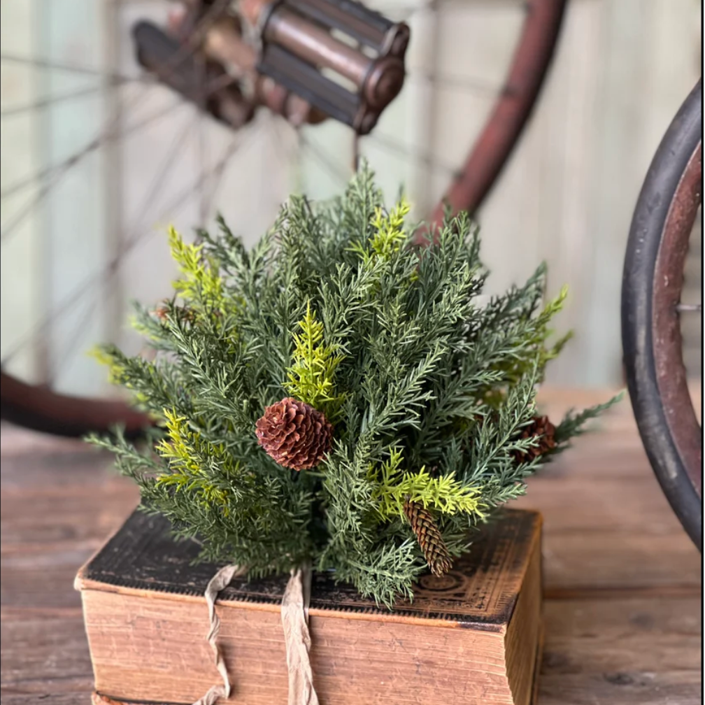 Prickly Pine Half Sphere Holiday Greenery at Home Smith 