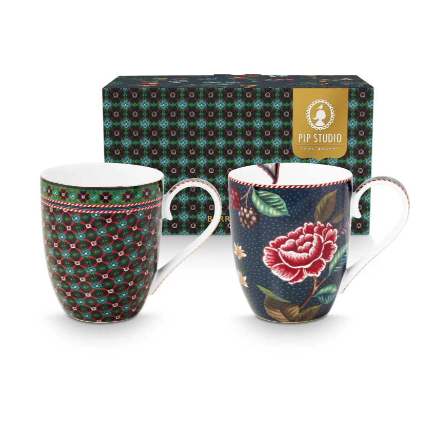 Pip Studio Berry Blues Xtra large mugs at Home Smith