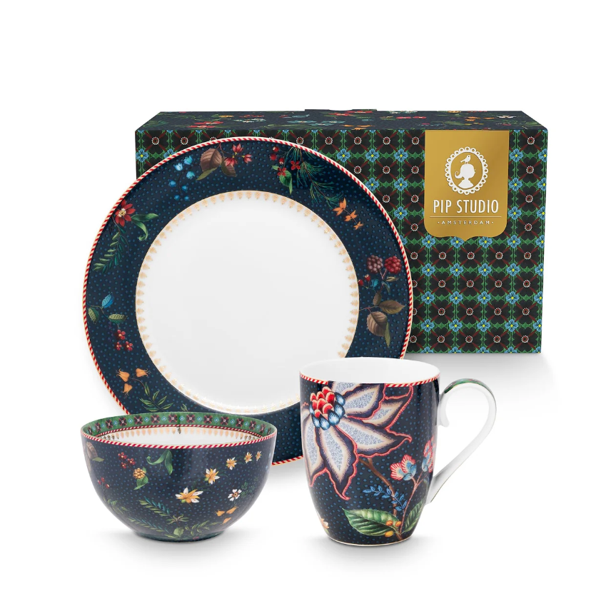 Berry Blues Breakfast Set from Pip Studio at Home Smith