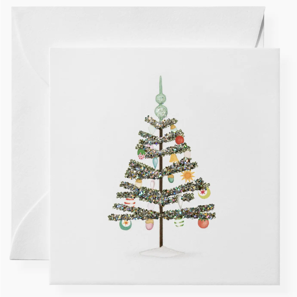 Christmas Tree Enclosure Card at Home Smith