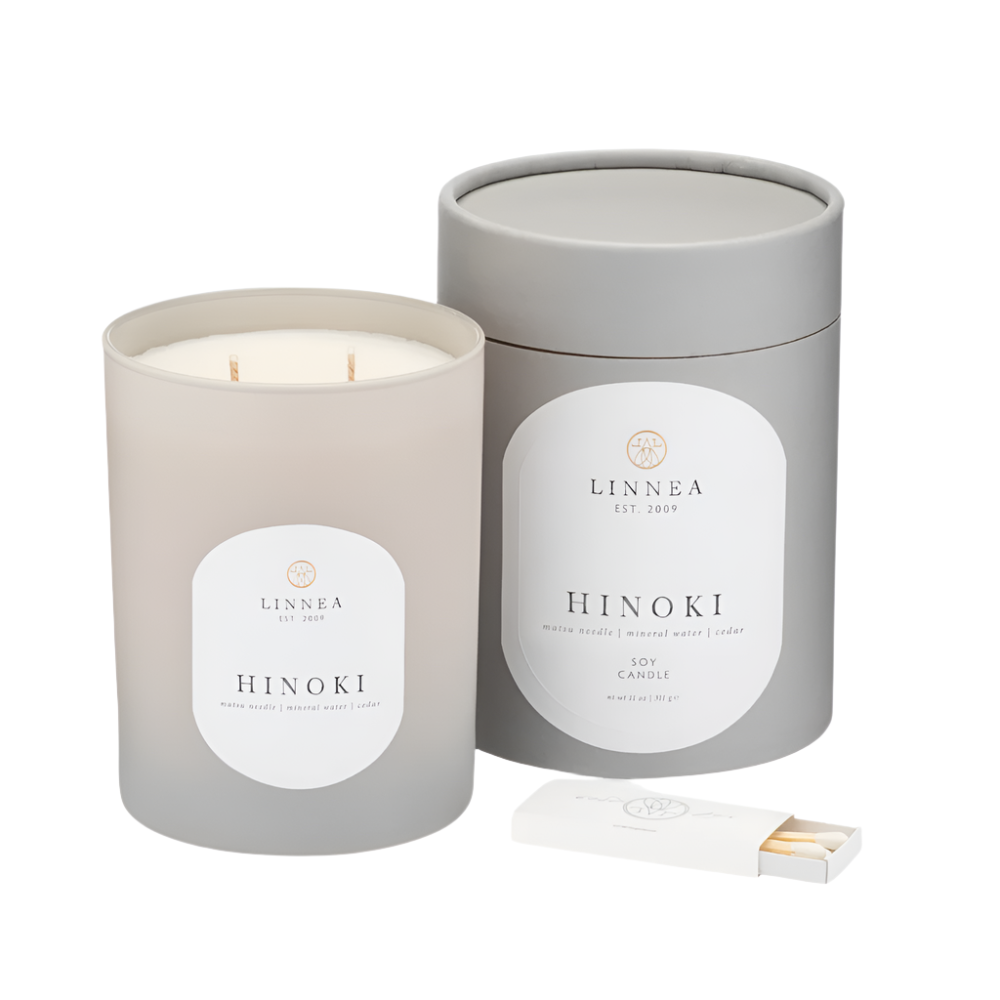 Linnea Soy Scented Candle in Hinoki at Home Smith 