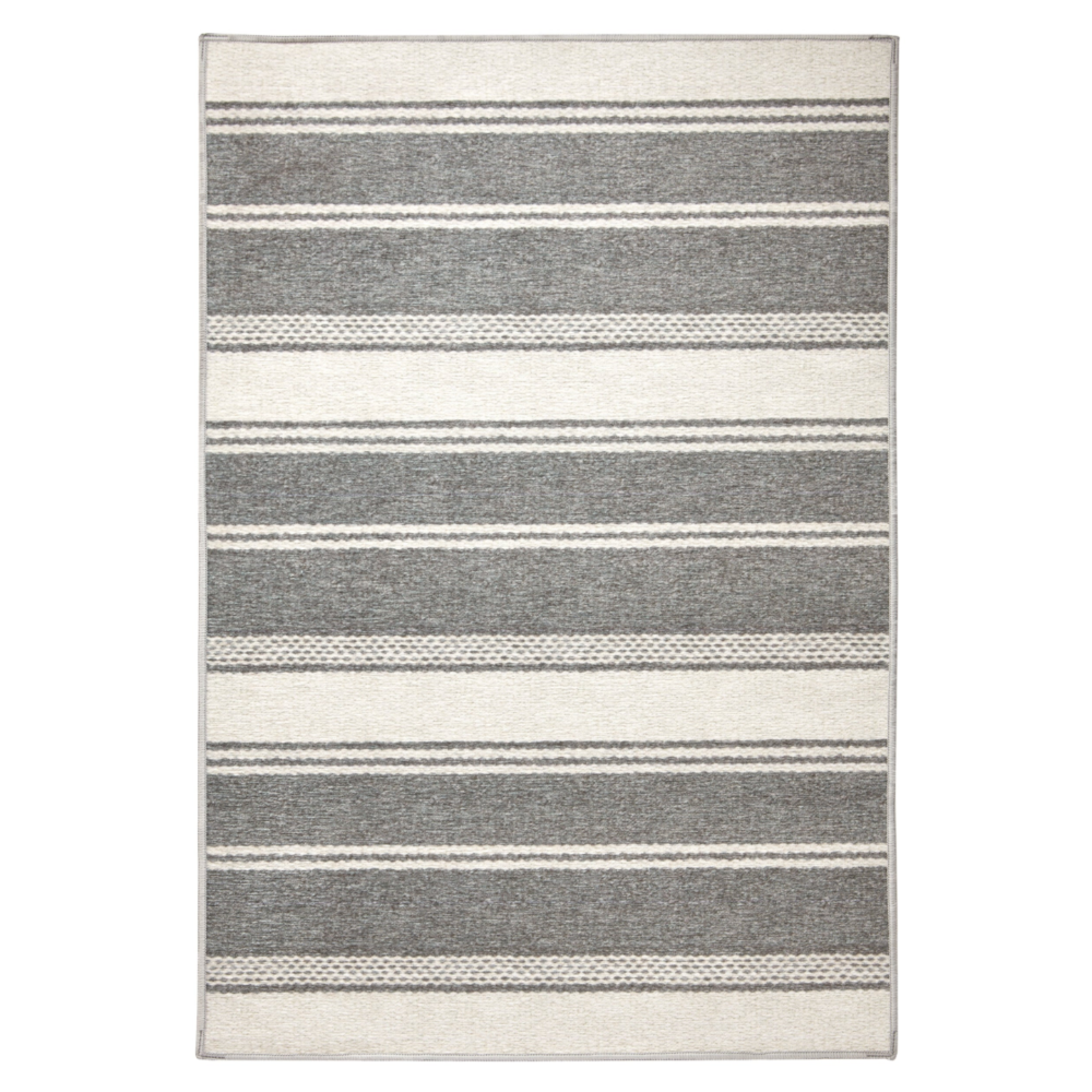 Bowman Grey Machine Washable Rug