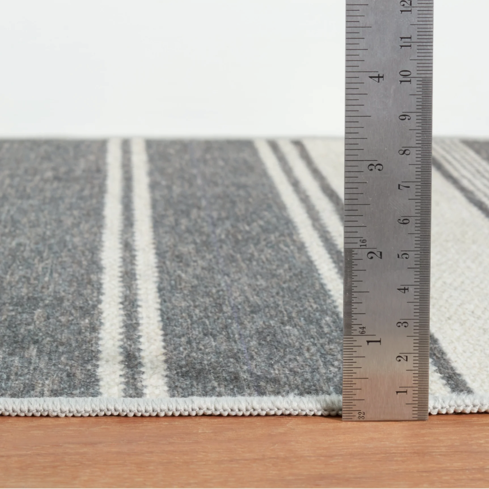 Bowman Grey Machine Washable Rug