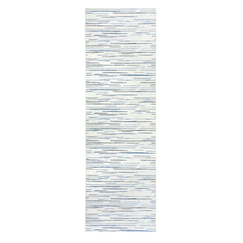 Elwood Blue Machine Washable Rug