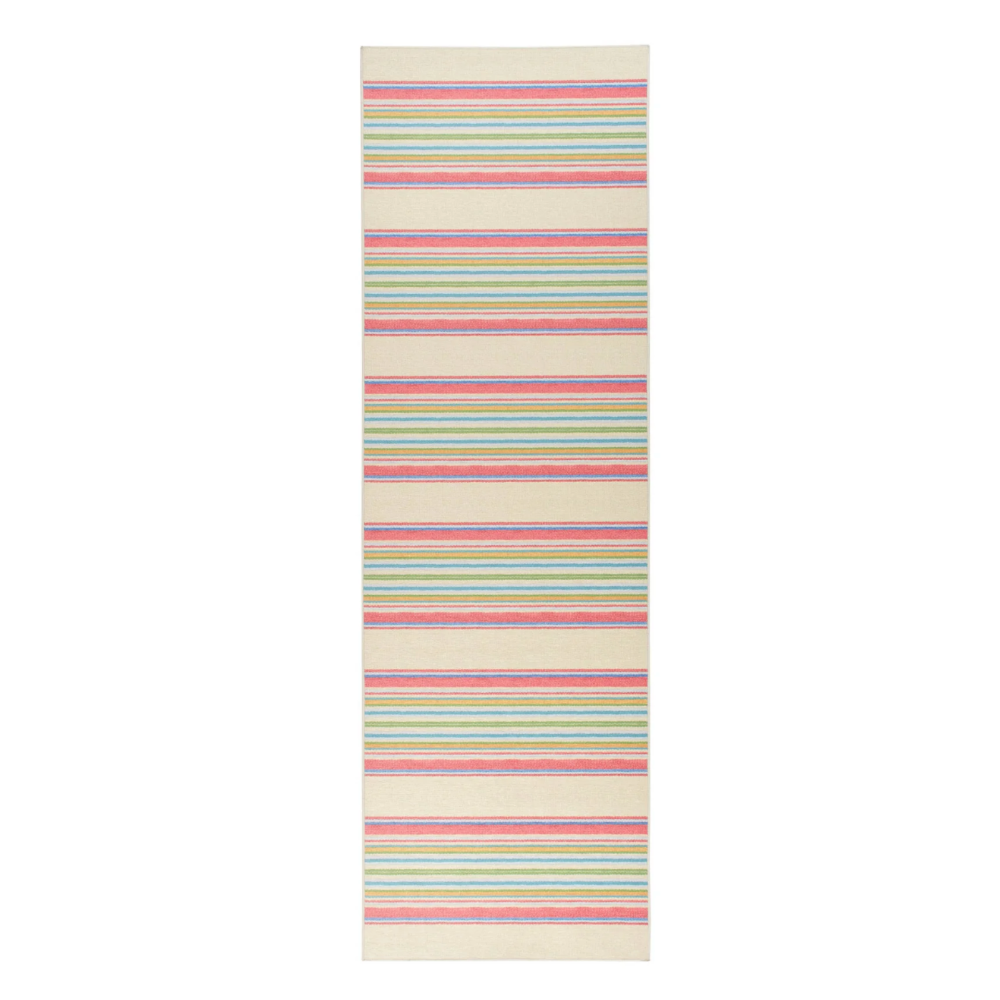 Cady Stripe Multi Machine Washable Rug