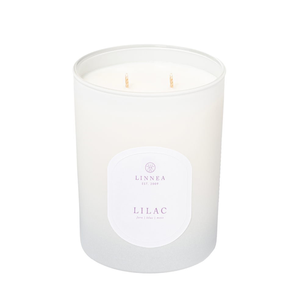 Lilac Scented Soy Candle from Linnea at Home Smith