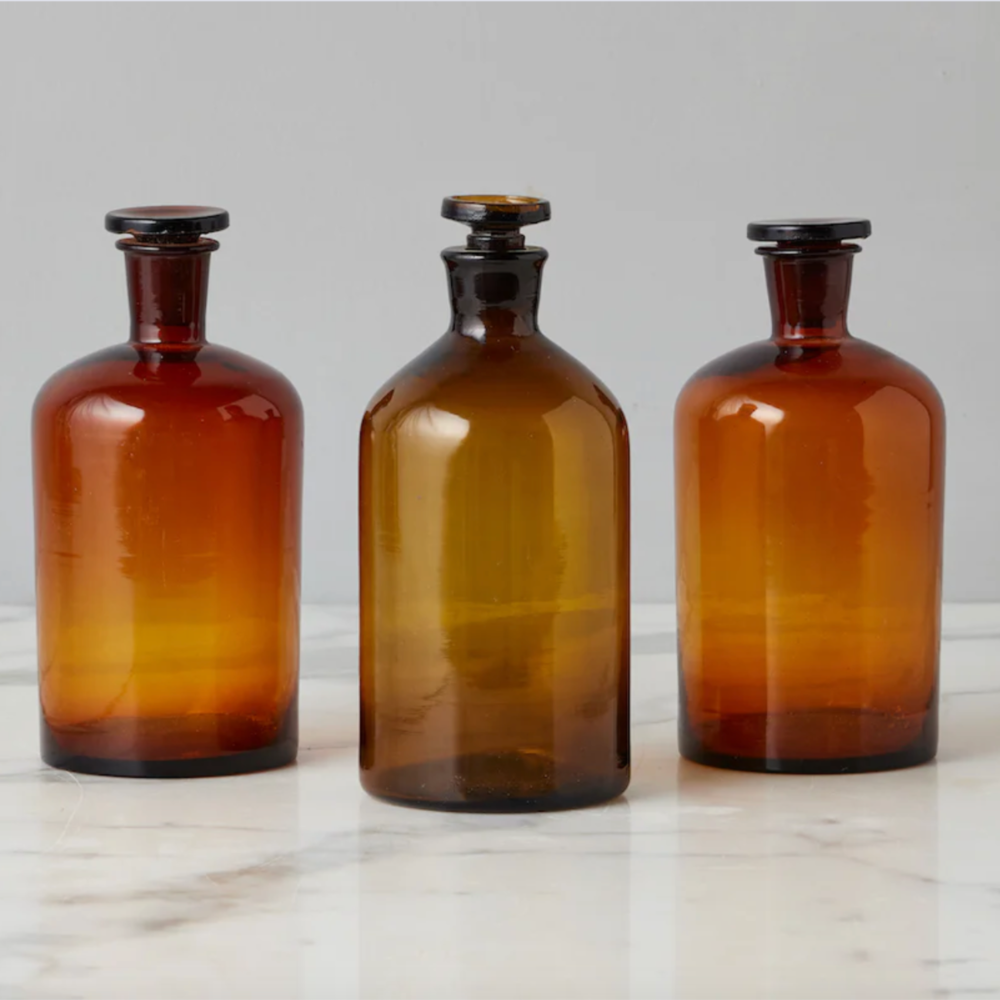 Found Amber Pharmacy Bottle at Home Smith