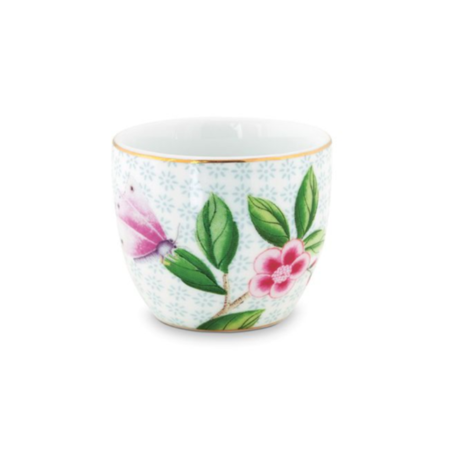 Pip Studio's Blushing Birds White Egg Cup at Home Smith